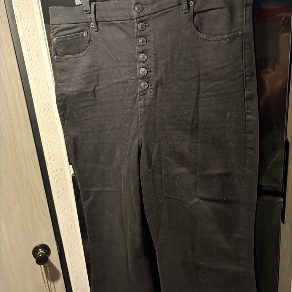 American Eagle Outfitters Black Flare Jeans